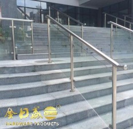 玻璃鱼嘴夹户外楼梯护栏